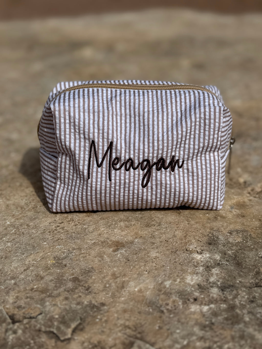 Small Seersucker Bag