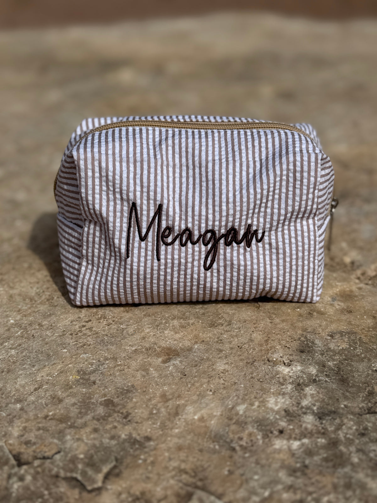 Small Seersucker Bag