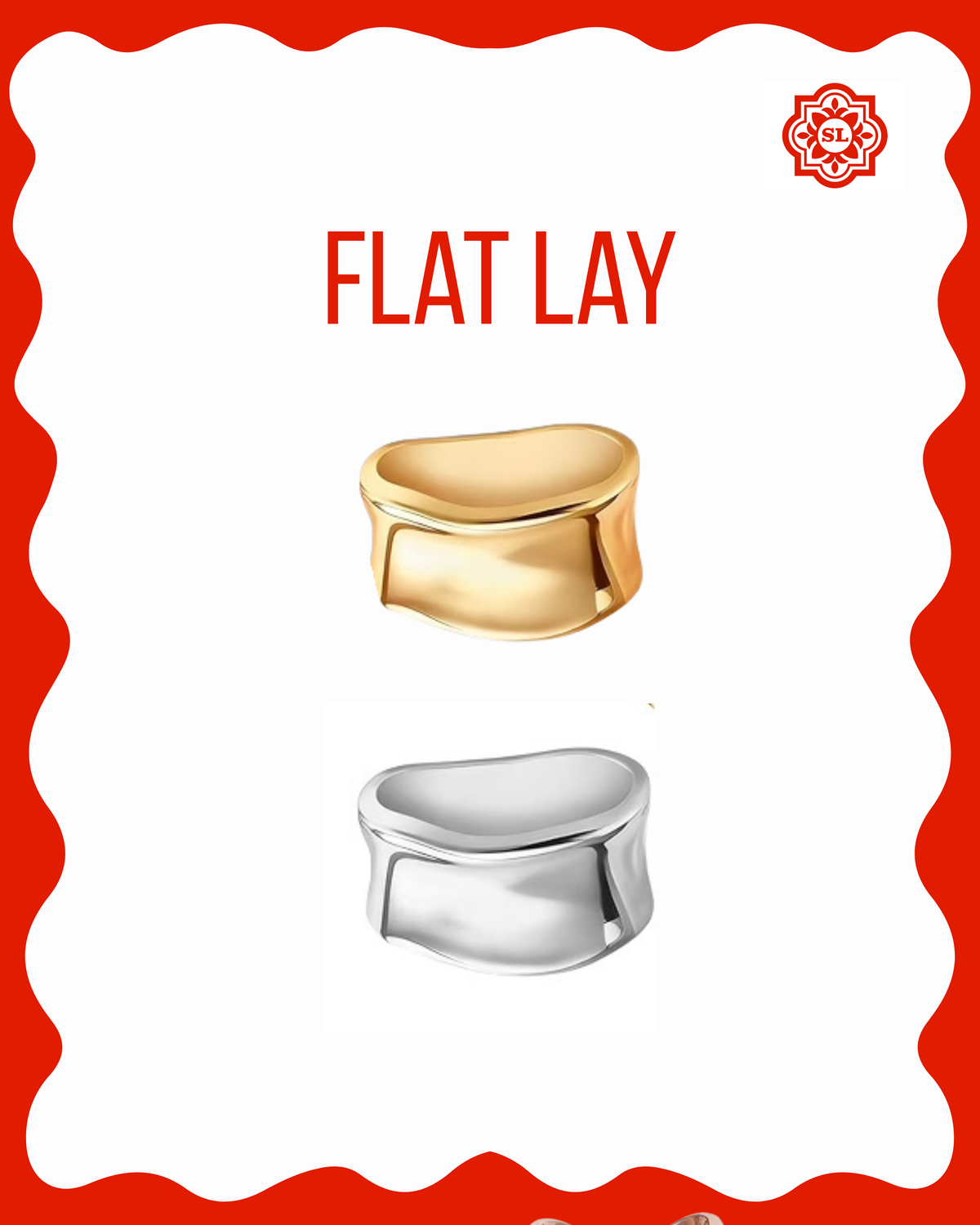 Flat Lay Bandana Ring